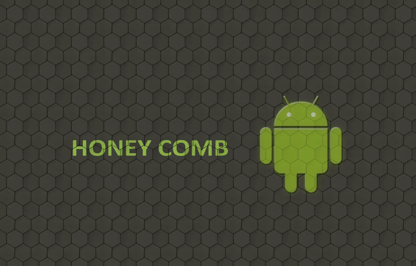 Фото обои ANDROID, honey comb, текстурка