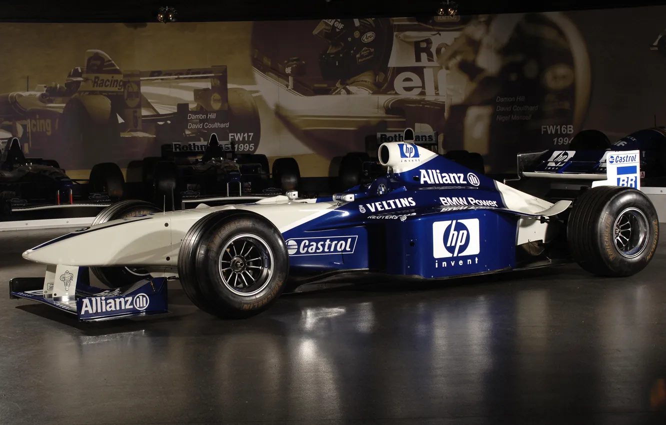 Фото обои машина, бмв, BMW, формула 1, болид, 2000, Williams, уильямс