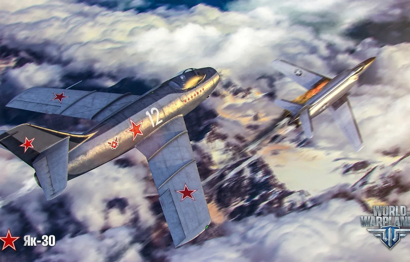 Фото обои облака, самолет, огонь, aviation, авиа, MMO, Wargaming.net, World of Warplanes