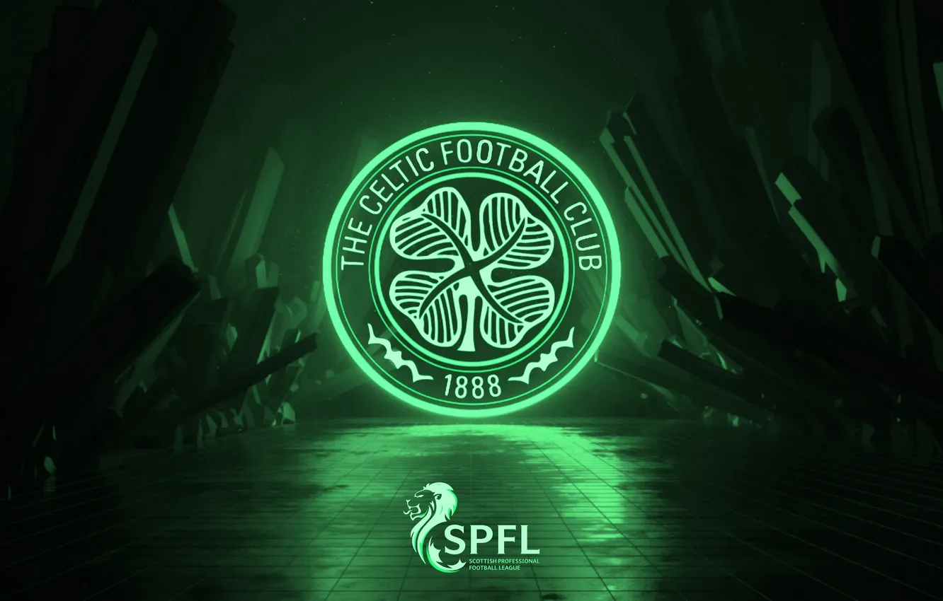 Фото обои Logo, Football, Sport, Emblem, Badge, Celtic, Crest, Celtic FC