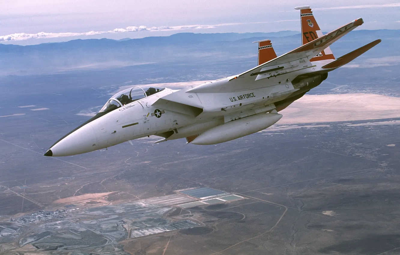 Фото обои F-15 Eagle, штат Калифорния, Авиабаза Эдвардс
