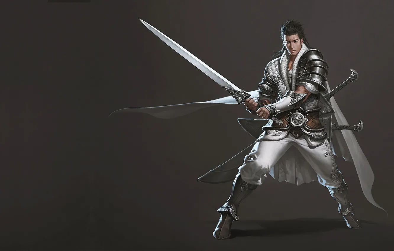 Фото обои воин, арт, дизайн костюма, junggeun yoon, The Oriental Knight