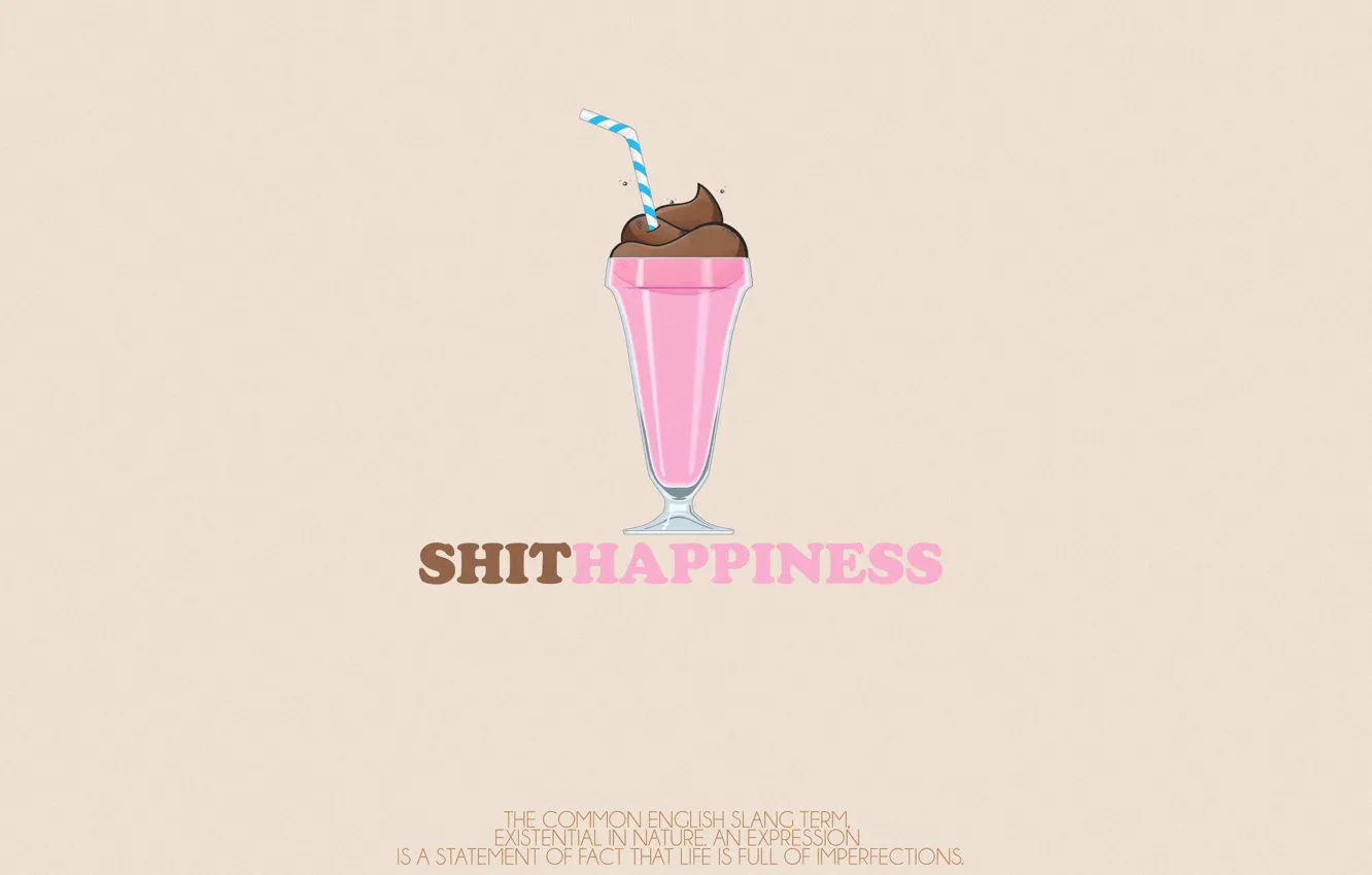 Фото обои Icecream, Shit Happiness, nomane world