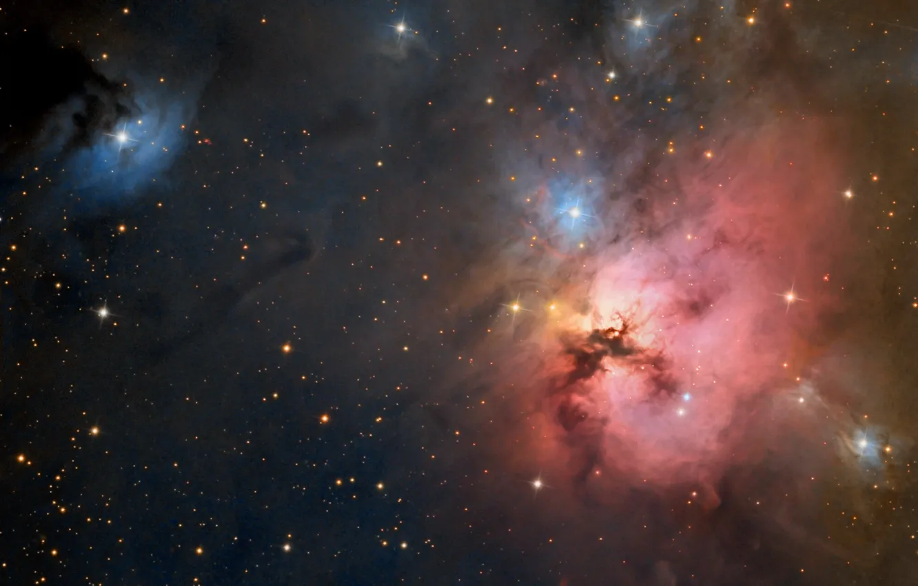 Фото обои туманность, NGC 1579, Персей