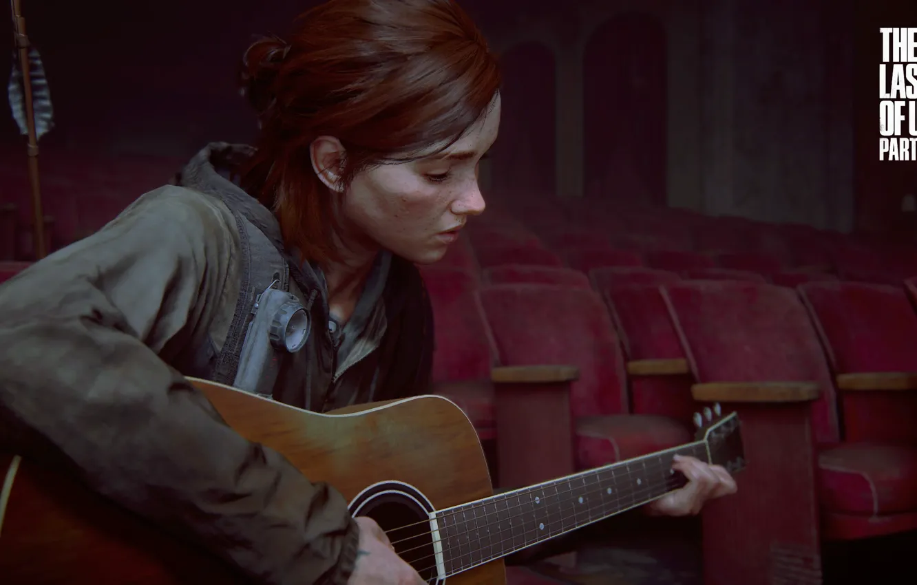 Фото обои Games, Guitar, Naughty Dog, Ellie, PS4, The Last of Us Part II