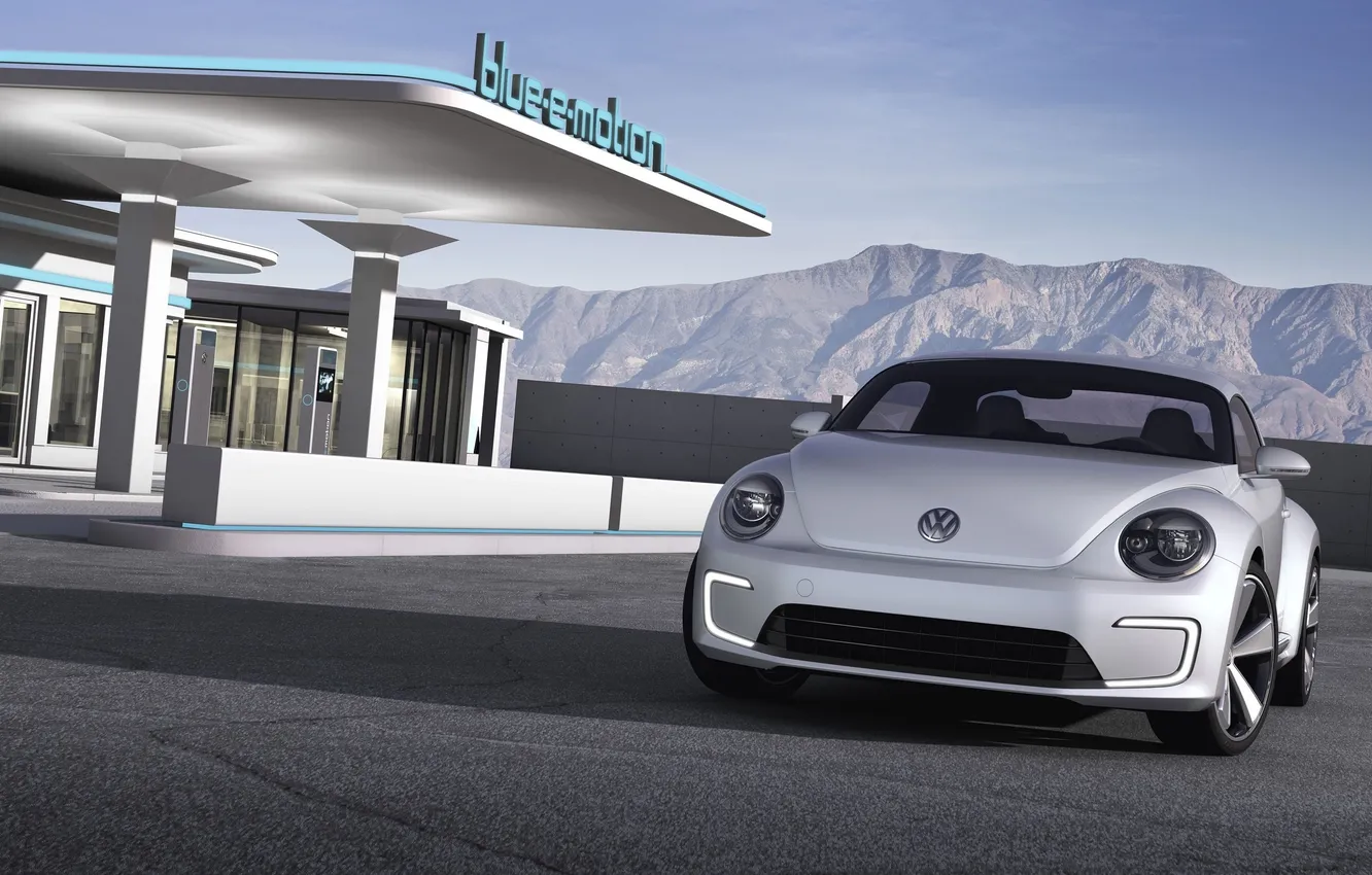 Фото обои Concept, графика, Volkswagen, 2012