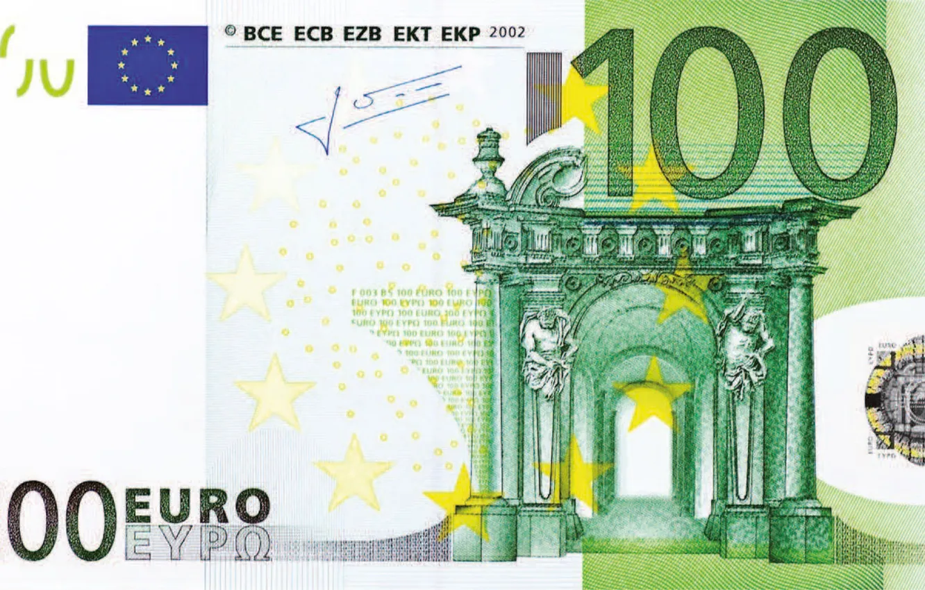 Фото обои деньги, евро, валюта, купюра