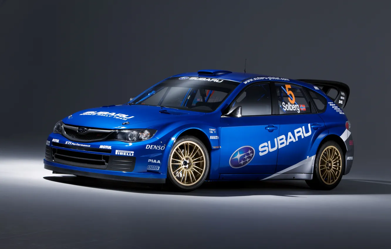 Фото обои subaru, blue, cool