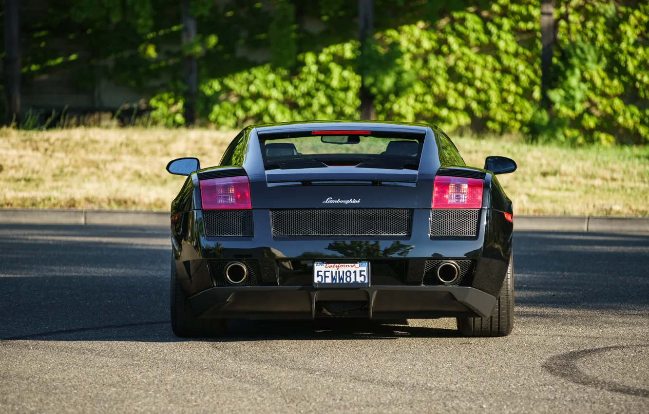 Фото обои Lamborghini, Gallardo, Lamborghini Gallardo, rear view