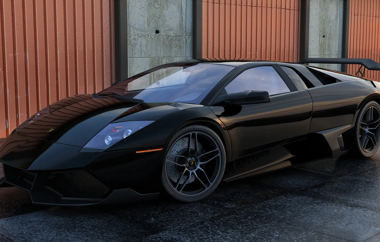 Фото обои Black, Murcielago