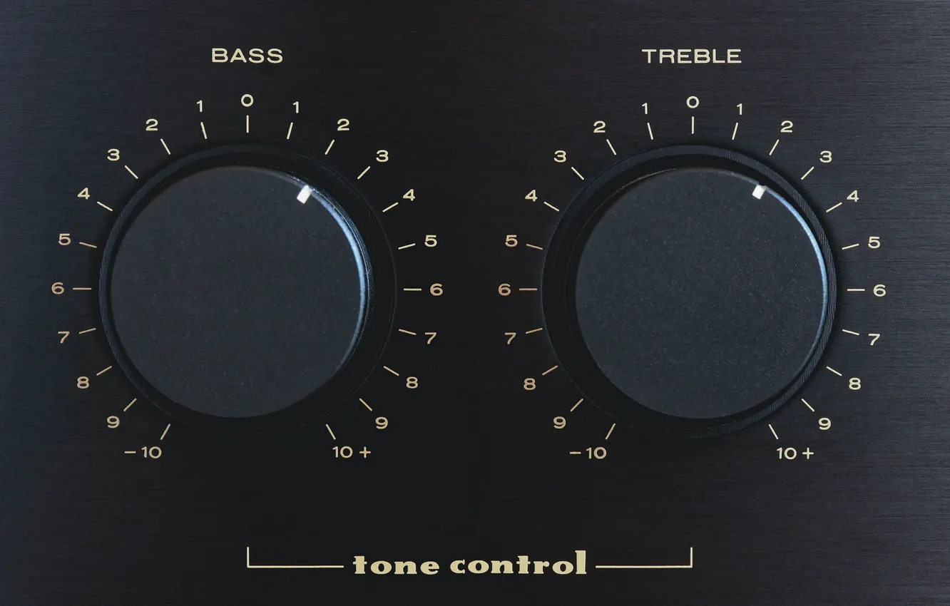 Фото обои Bass, treble, tone control