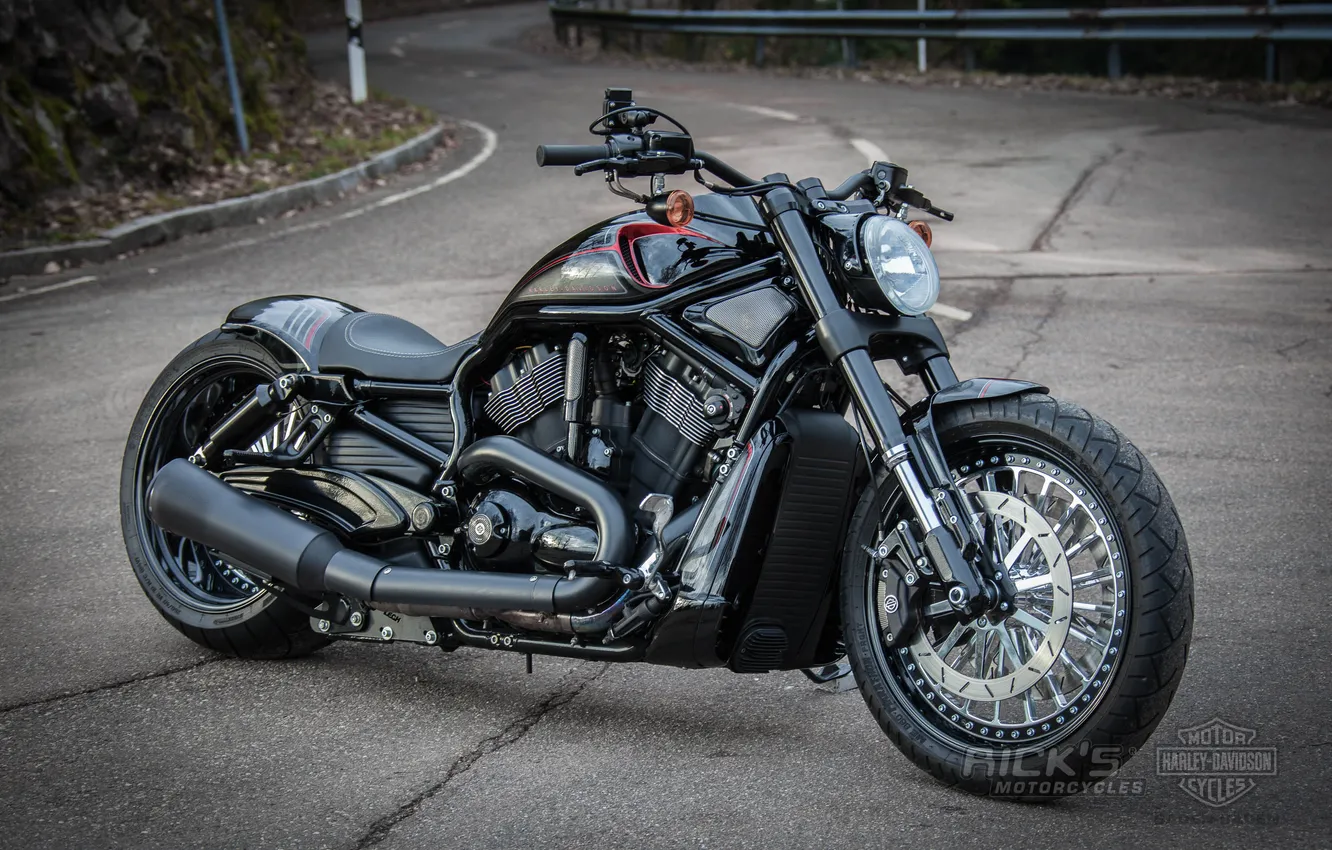 Фото обои мотоцикл, байк, harley davidson