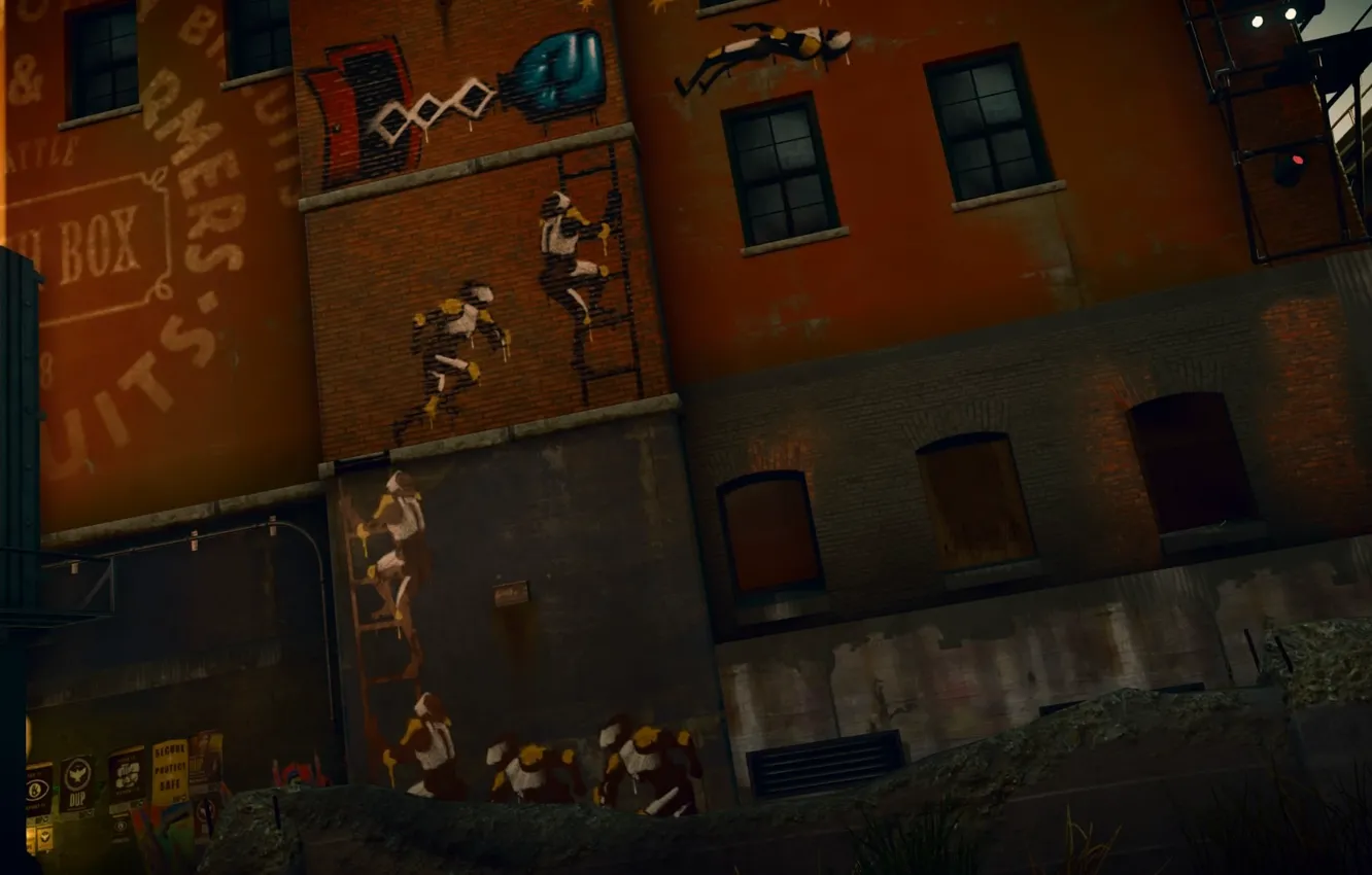 Фото обои graffiti, Infamous Second Son, DUP
