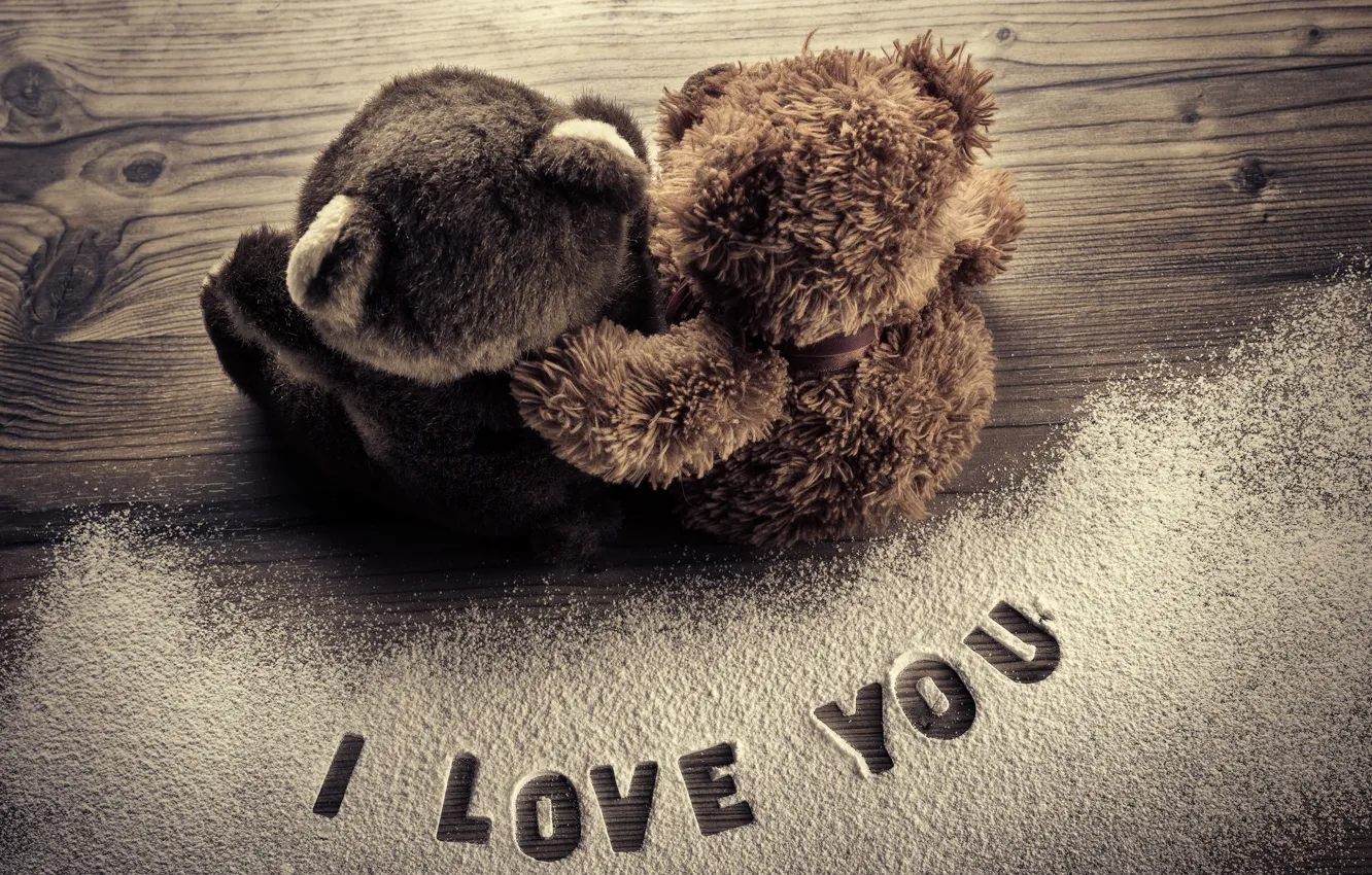 Фото обои любовь, мишка, love, toy, bear, heart, romantic, sweet