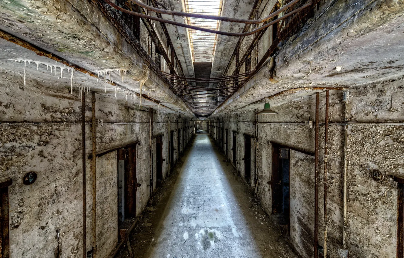 Фото обои интерьер, камеры, тюрьма