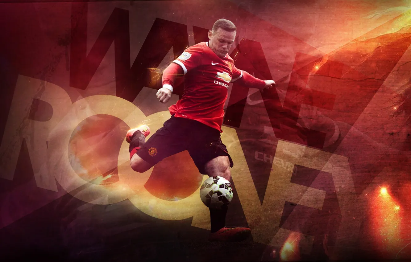 Фото обои капитан, Манчестер юнайтед, captain, Руни, Manchester United, wayne rooney
