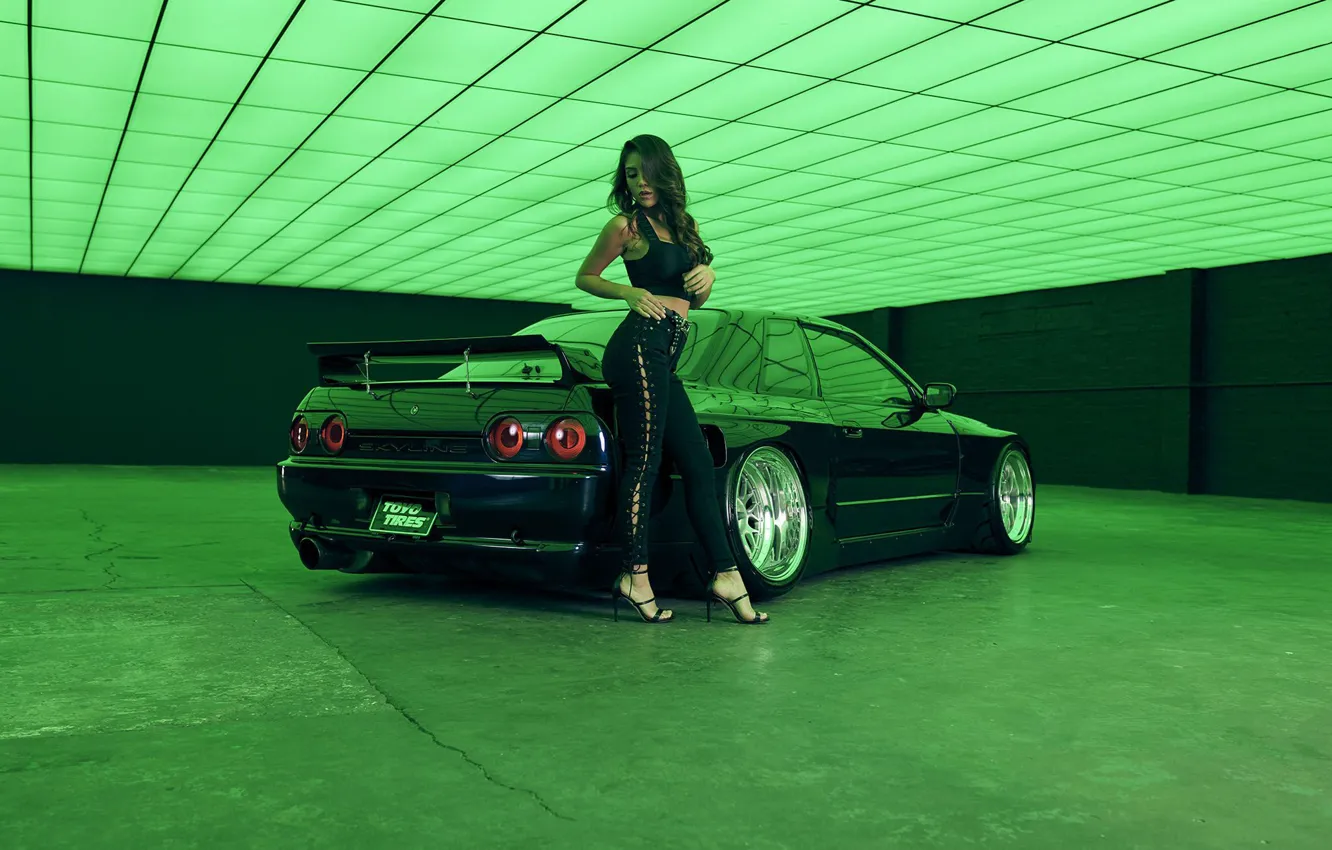 Фото обои R32, Nissan Skyline, Toyo Tires, Super Street, Alyshia Barragan, LTMW Pandem