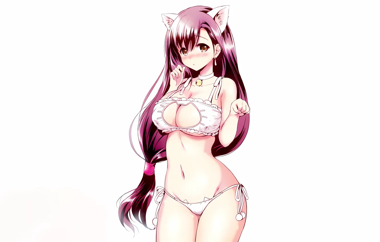 Фото обои girl, sexy, lingerie, Final Fantasy, pantsu, bra, cleavage, panties