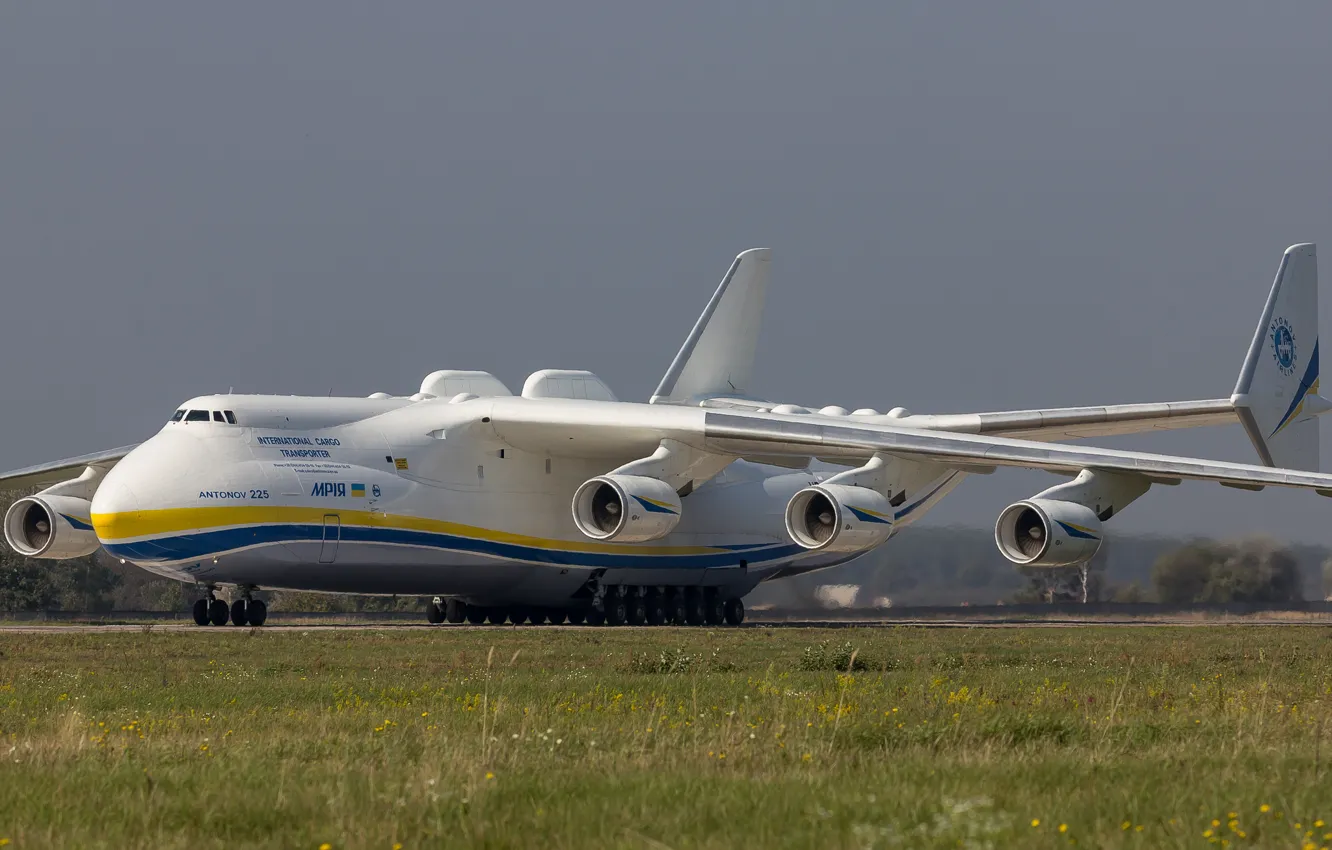 Фото обои самолёт, аэродром, Ан-225, реактивный, транспортный, «Мрия»