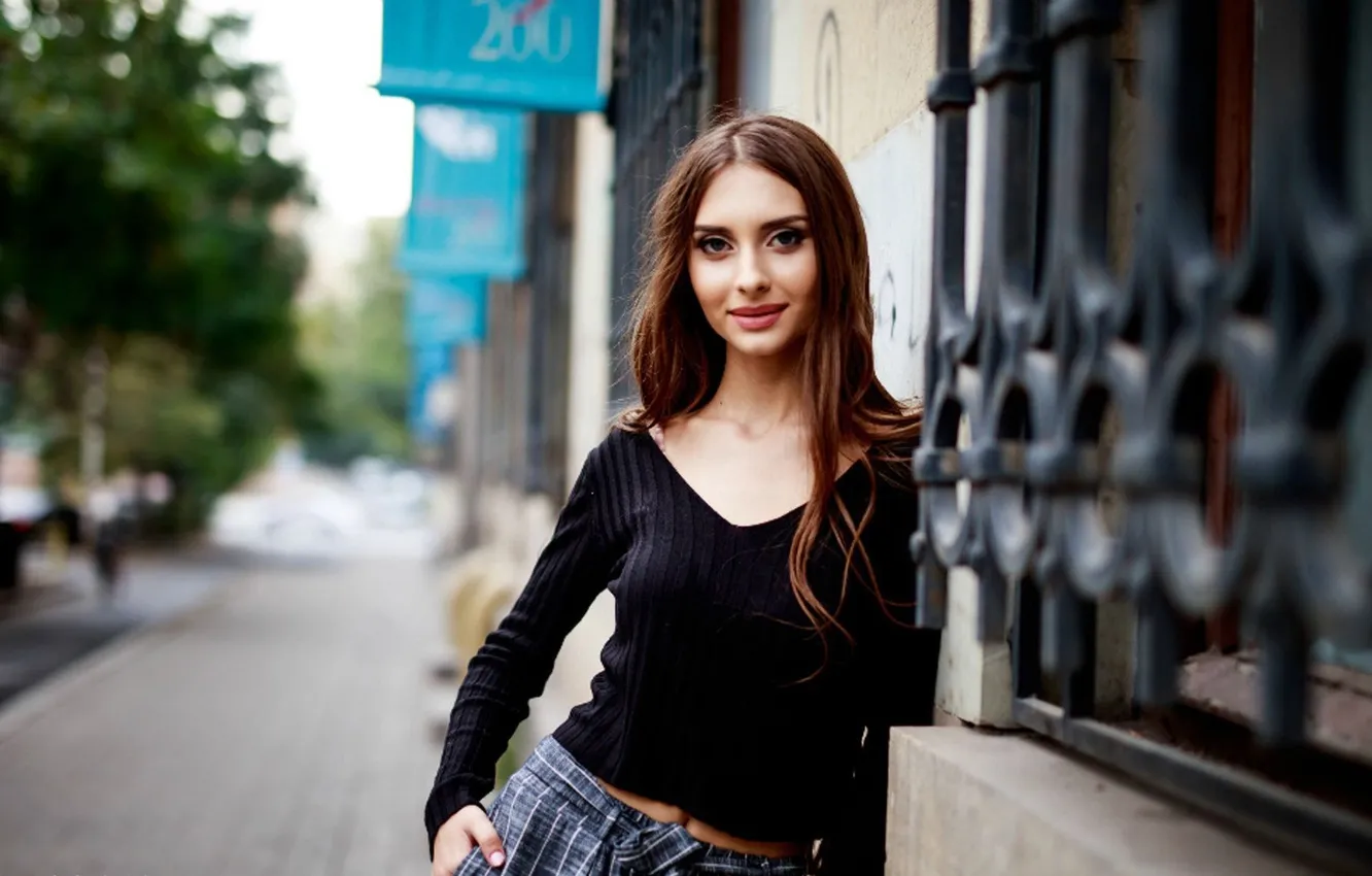 Фото обои girl, pretty, cute, long-haired