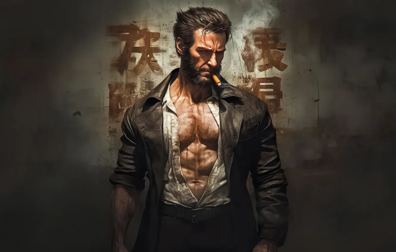 Фото обои wolverine, avenger, adamantium