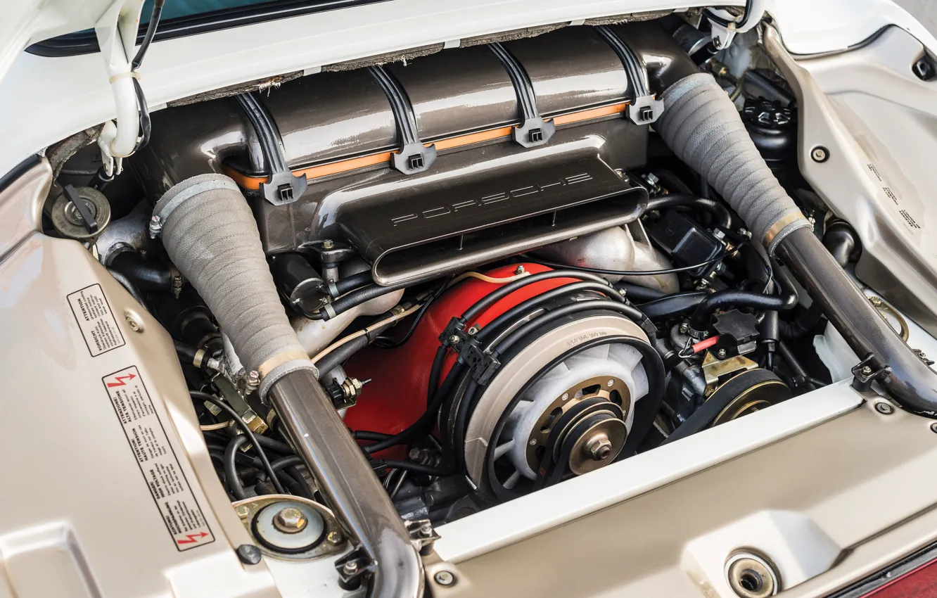 Фото обои Porsche, engine, 1988, motor, 959S