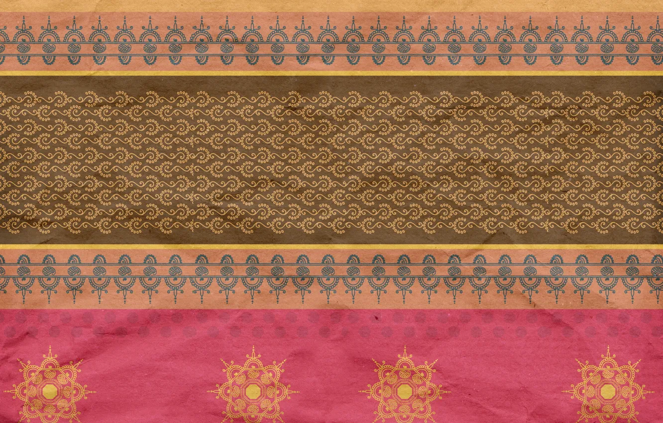 Фото обои бумага, узор, wallpaper, pattern, paper, indian, ornament