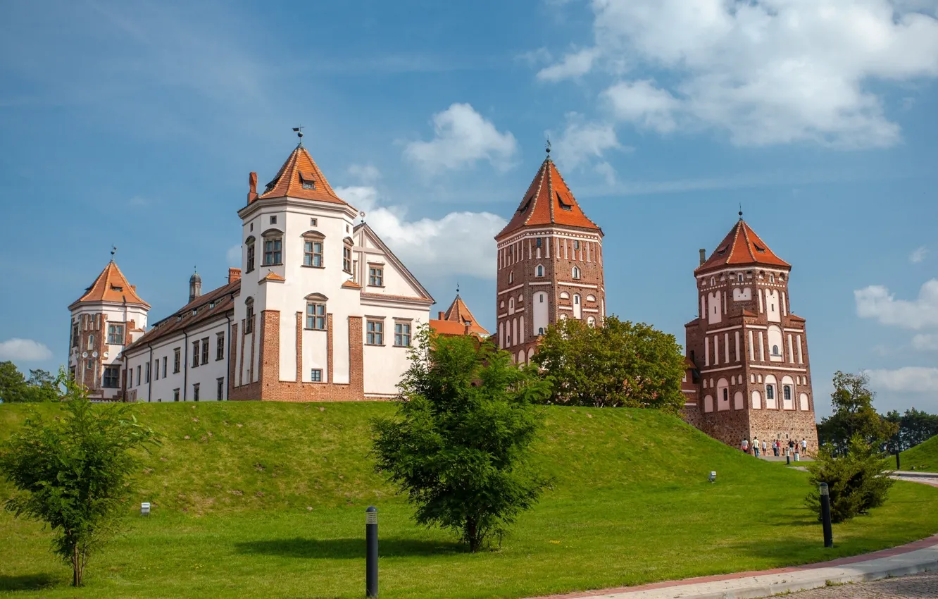 Фото обои Мир, Беларусь, Мирский замок