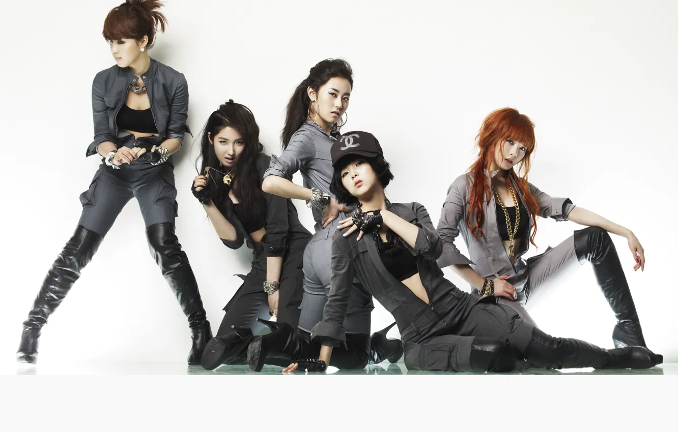 Фото обои музыка, девушки, азиатки, Южная Корея, k-pop, 4Minute, Kim Hyuna, Ким Хёна