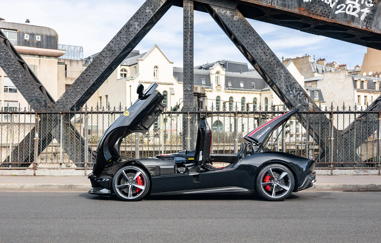 Фото обои Феррари, Ferrari, суперкар, supercar, единственный экземпляр, 2020, Ferrari Monza SP2, the only instance