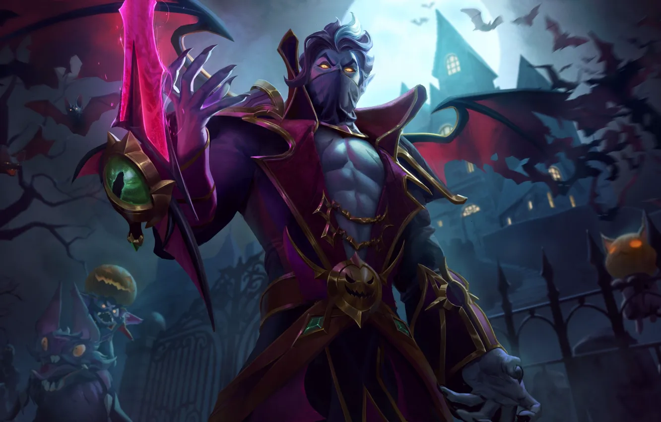 Фото обои Art, Game, League of Legends, Skin, LoL, MOBA, Kassadin