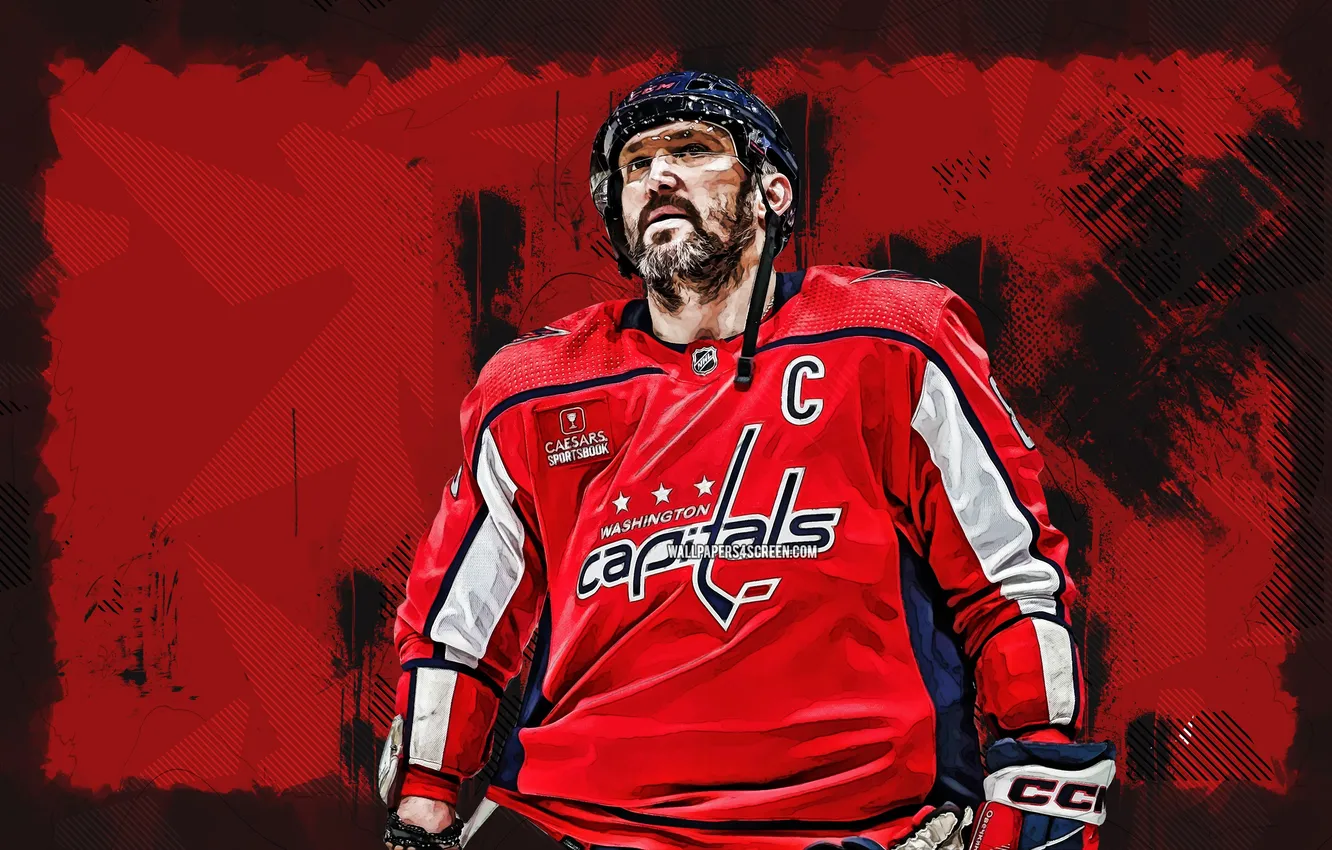 Фото обои Legend, NHL, Washington Capitals, Alexander Ovechkin, Ice Hockey, Ovechkin