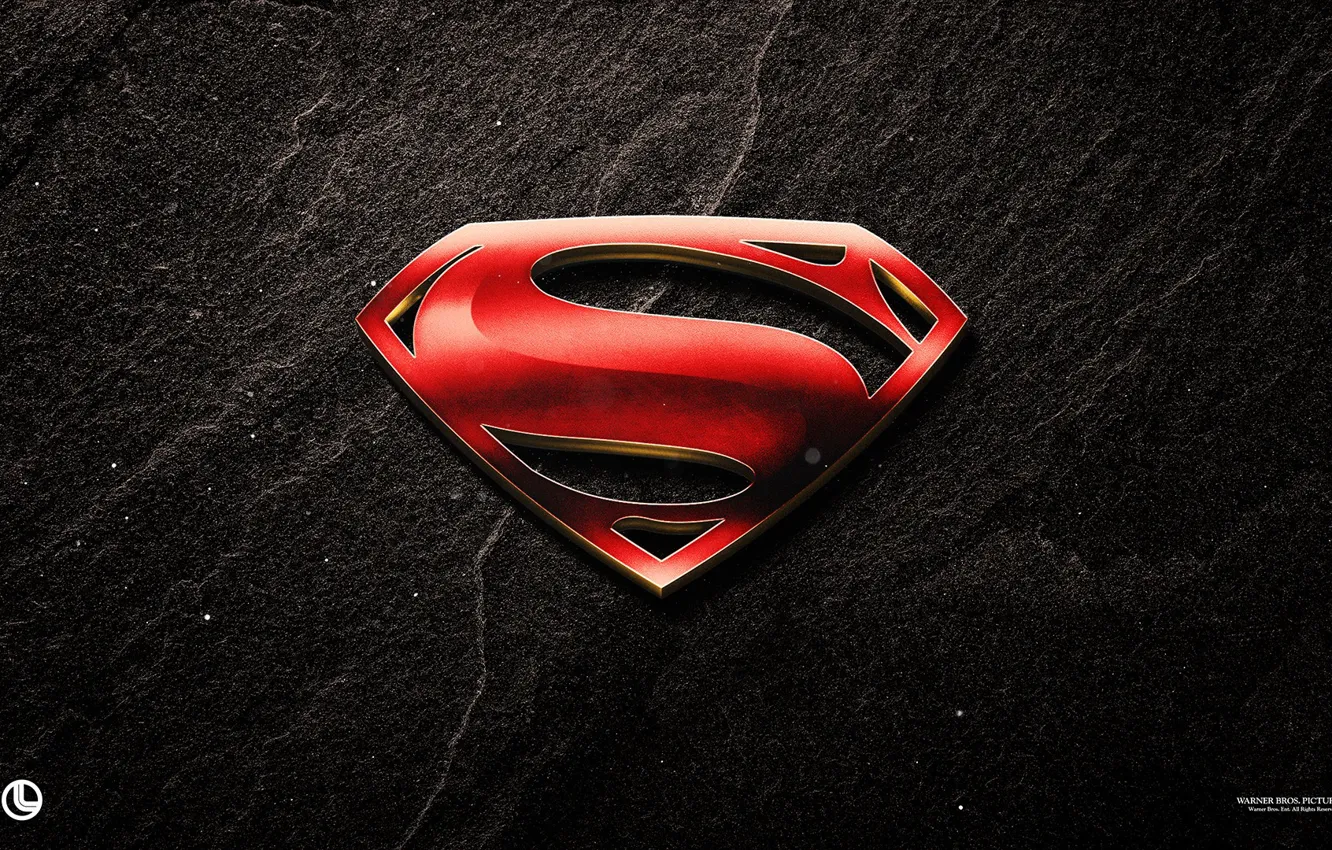 Фото обои cinema, wall, logo, movie, Superman, hero, film, Man of Steel