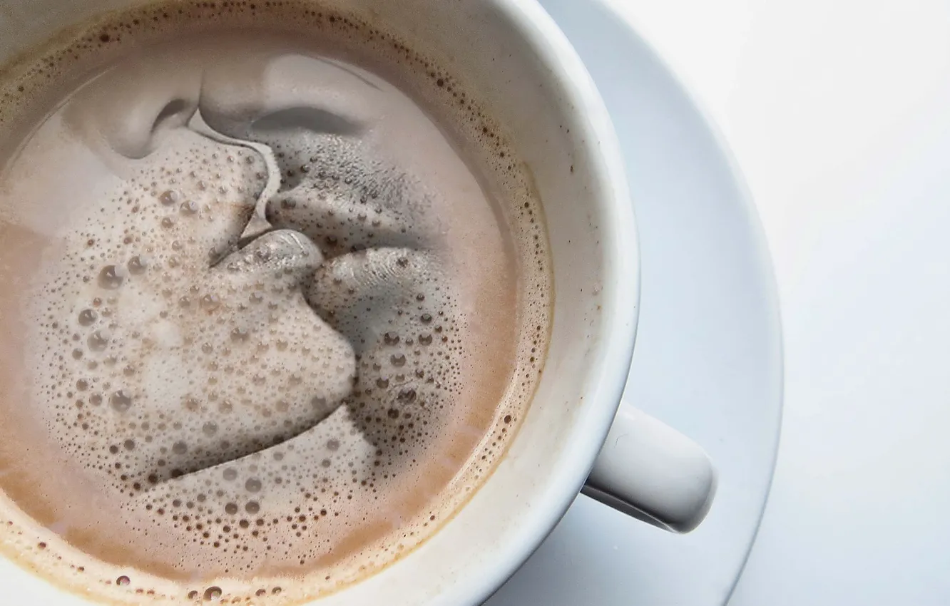 Фото обои It Started with a kiss, Inspired by a song, Hot Chocolate
