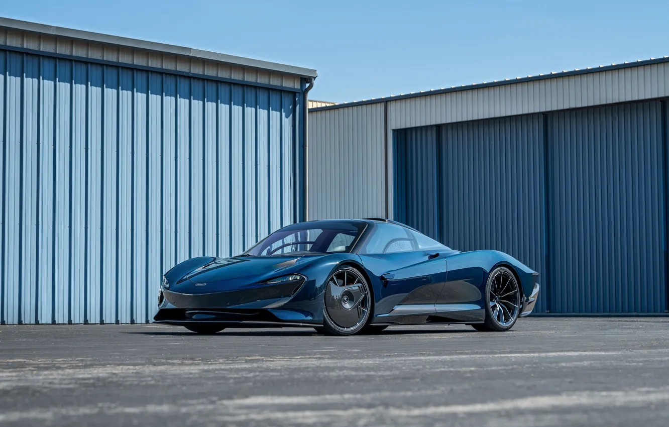 Фото обои car, McLaren, blue, perfect, Speedtail, McLaren Speedtail