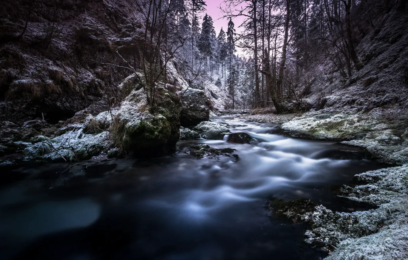 Фото обои Germany, Bavaria, Nationalpark Berchtesgaden, Mauthaeusl