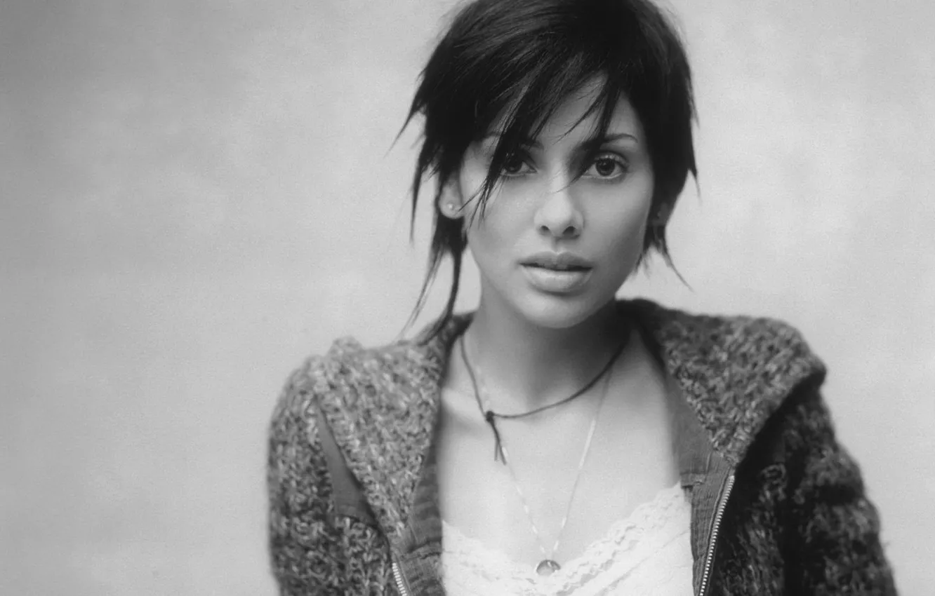 Фото обои девушка, чёрно-белое, певица, наталья имбрулия, natalie imbruglia