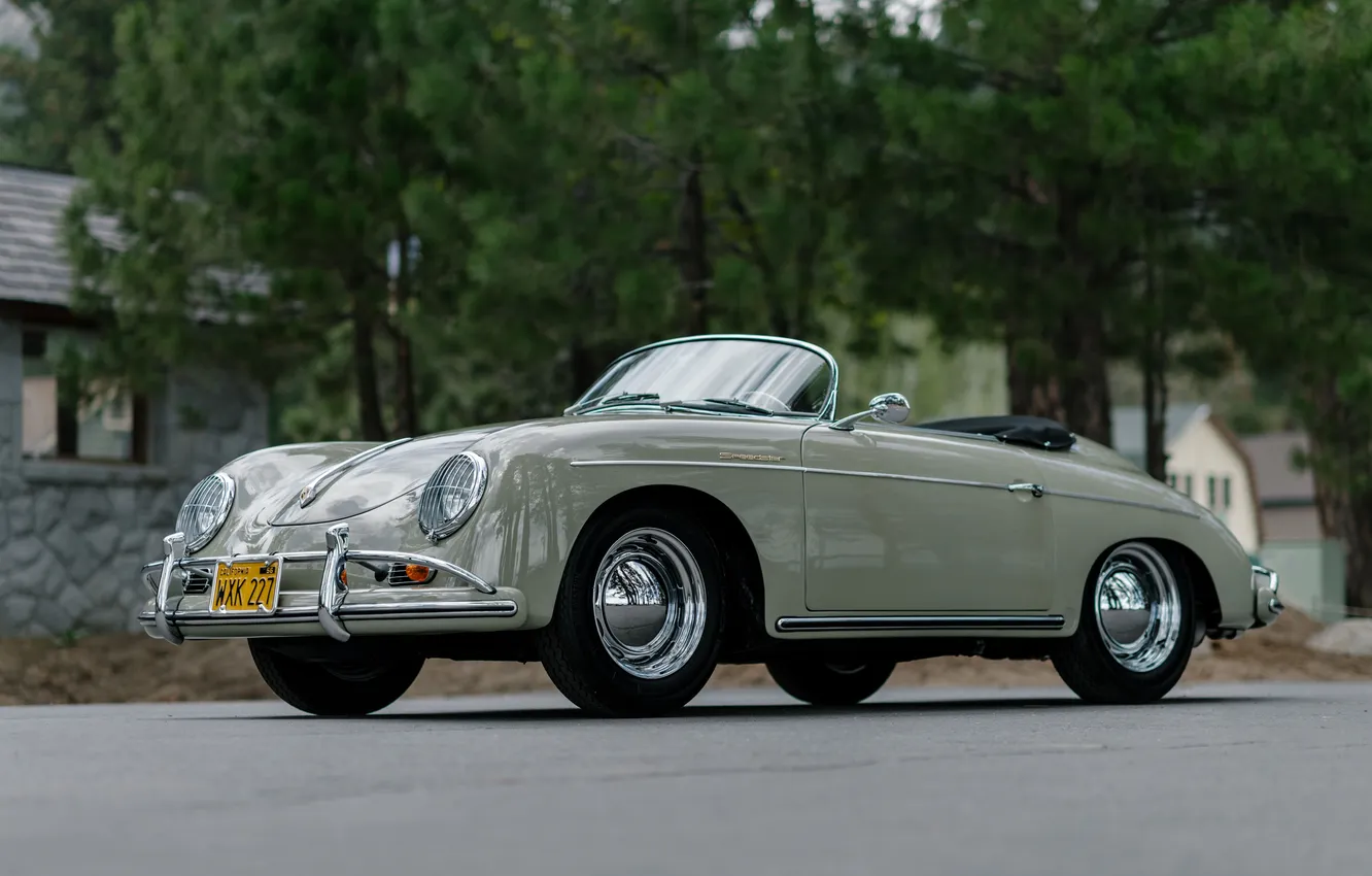 Фото обои Porsche, 356, 1958, Porsche 356A 1600 Super Speedster