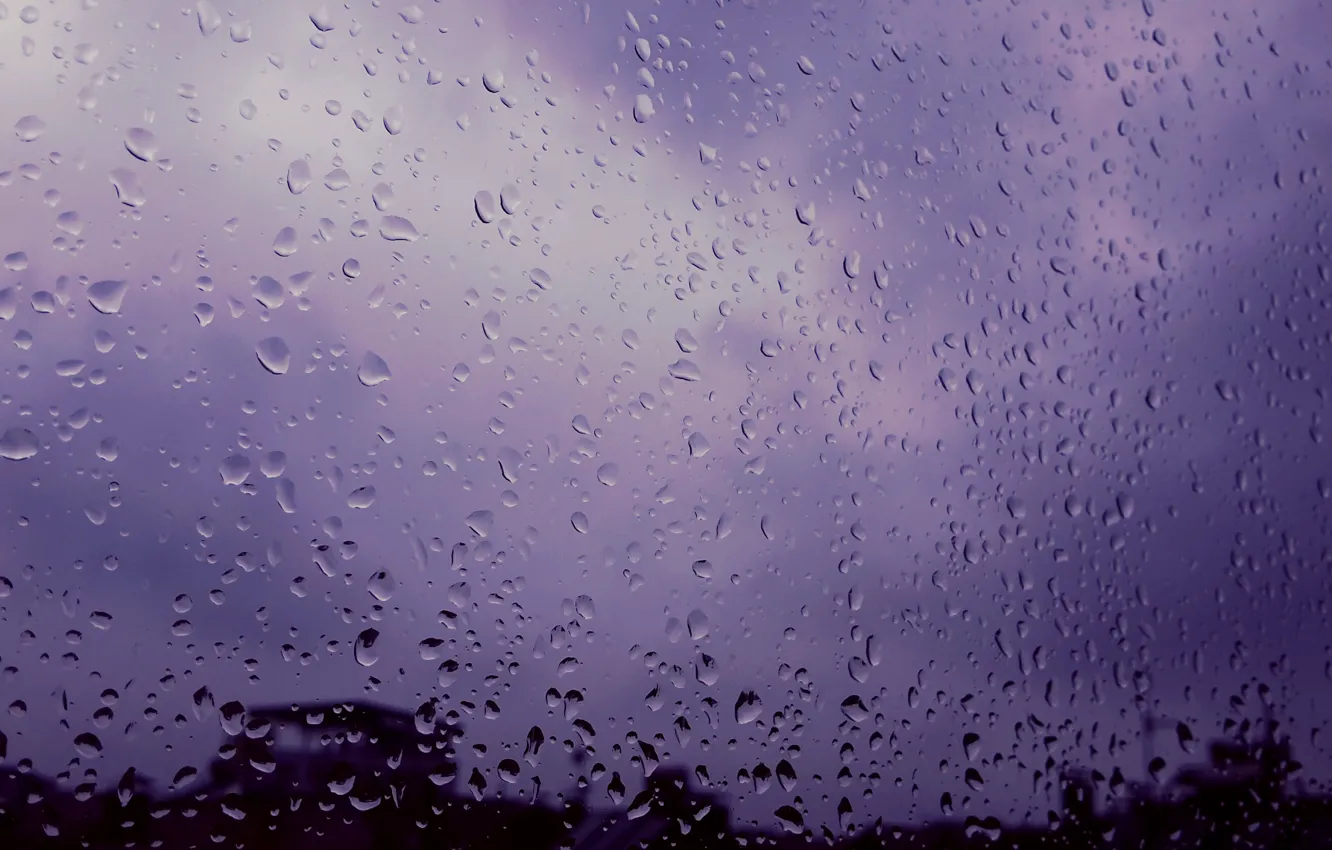 Фото обои rain, window, colour, cold, today