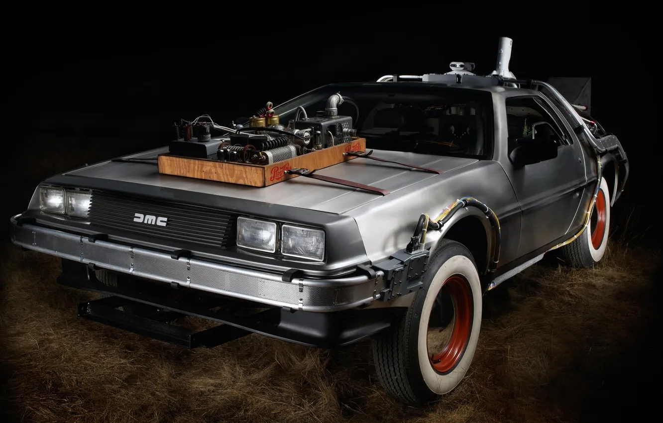 Фото обои Назад в будущее, DMC-12, Back to the Future, delorean