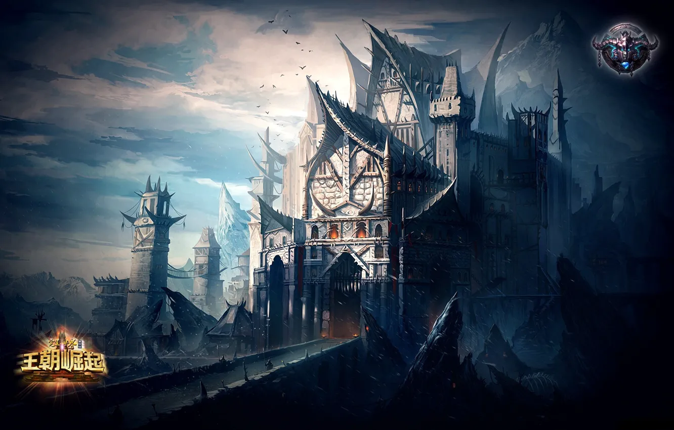 Фото обои мост, замок, Perfect World