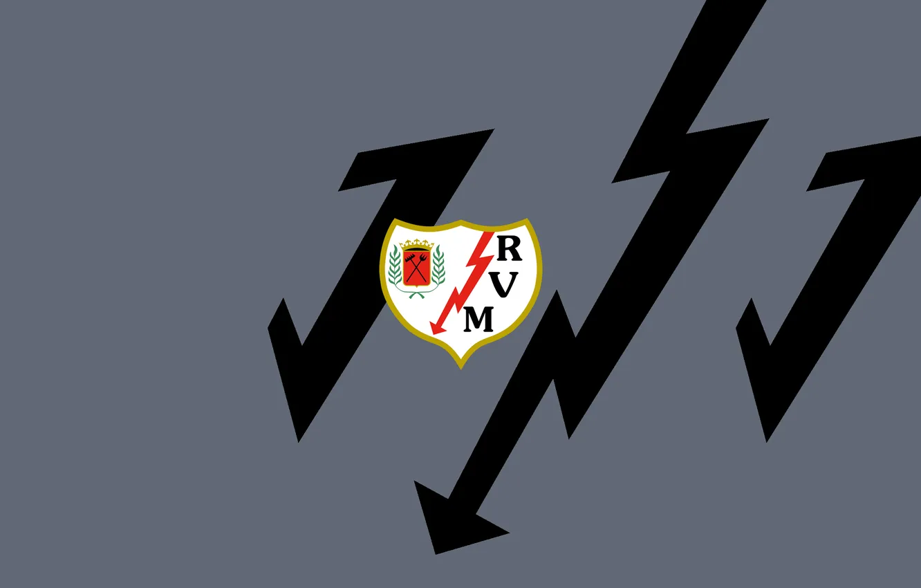 Фото обои Logo, Football, La Liga, Rayo Vallecano, Rayo, Vallecano