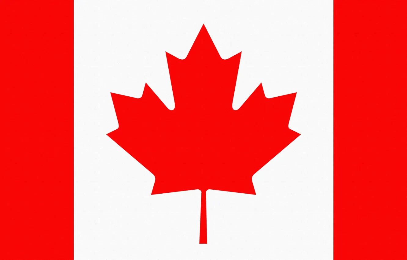 Фото обои Лист, Флаг, Канада, Герб, Canada, Photoshop
