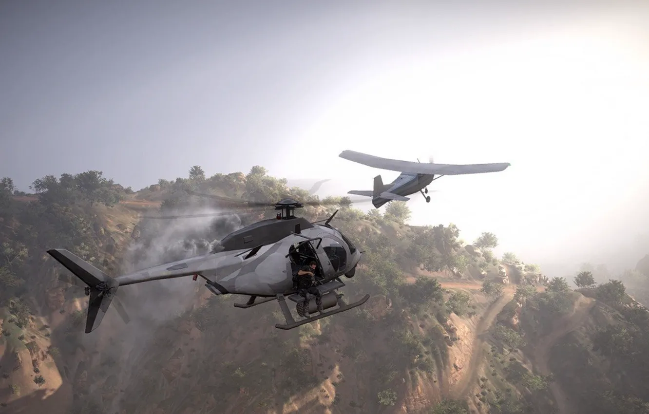 Фото обои Microsoft Windows, Ubisoft, Adventure, PlayStation 4, videogame, Xbox One, ghost recon wildlands, Google Stadia
