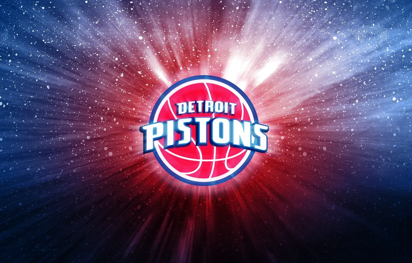 Фото обои Спорт, Баскетбол, Логотип, NBA, Detroit Pistons, Детройт