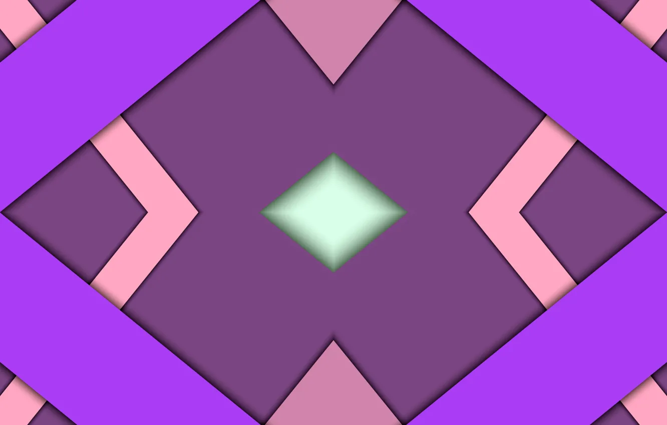 Фото обои треугольники, ромб, симметрия