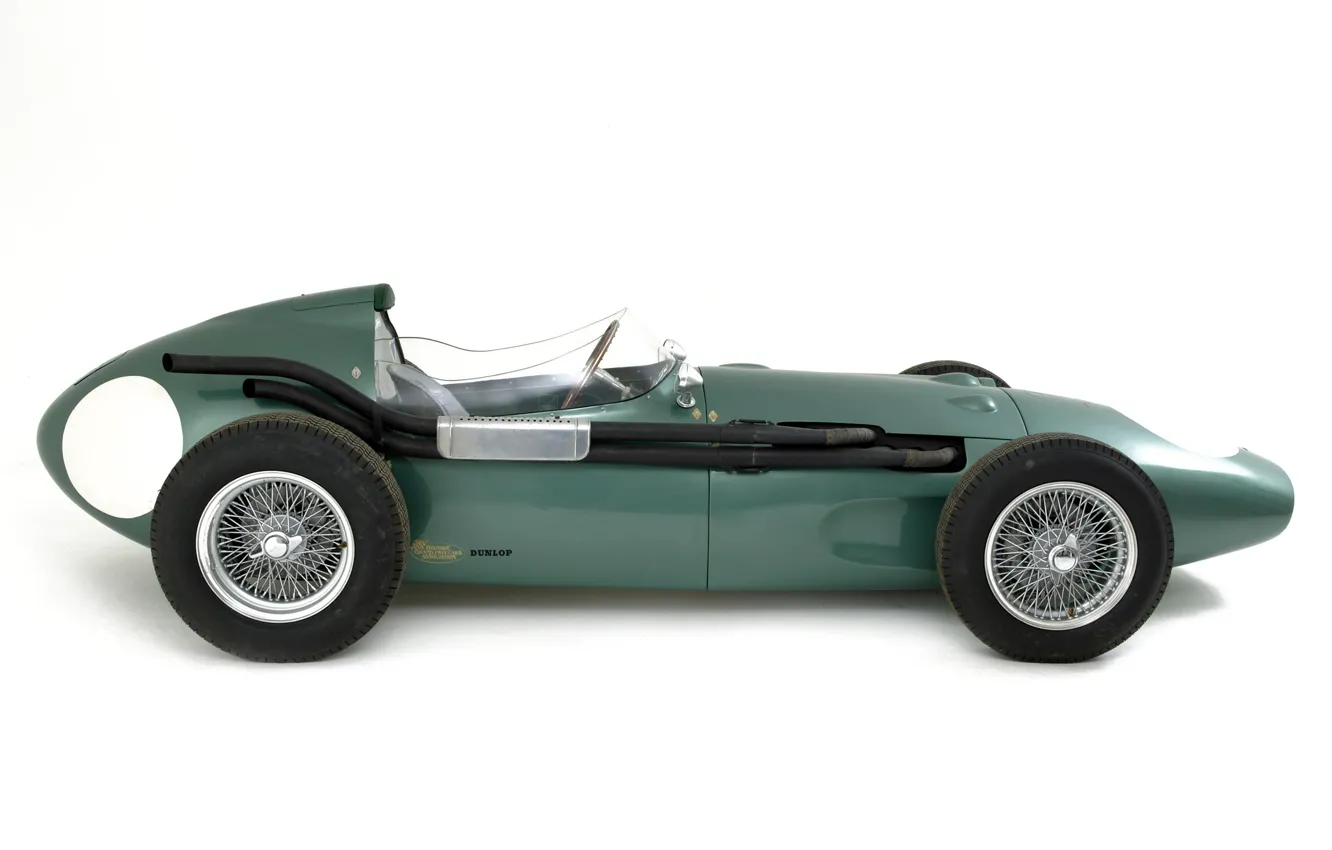 Фото обои Aston Martin, Спицы, Formula 1, 1959, Classic car, Sports car, Aston Martin DBR4