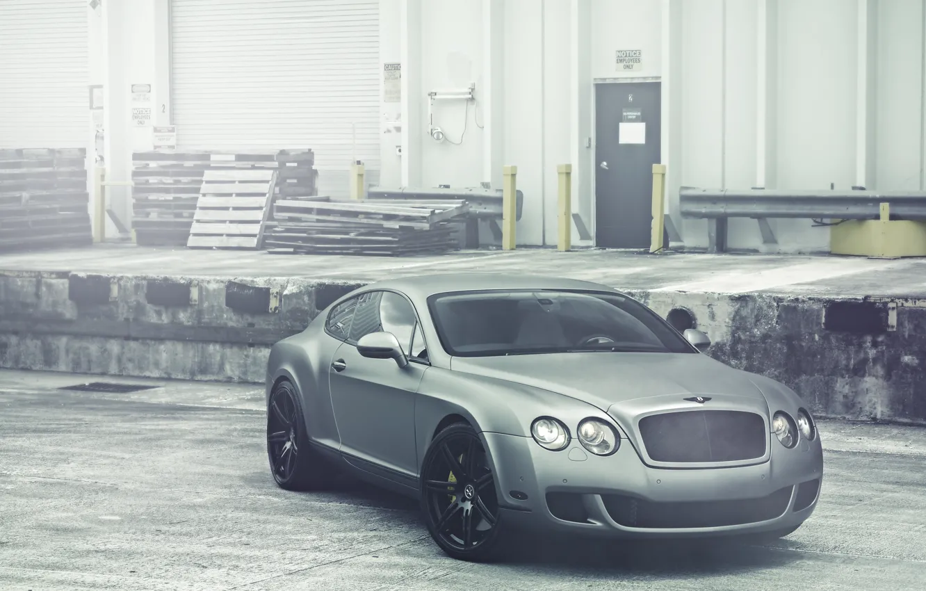 Фото обои Bentley, Continental, матовый, бентли, Matte, континенталь, Vellano Wheels