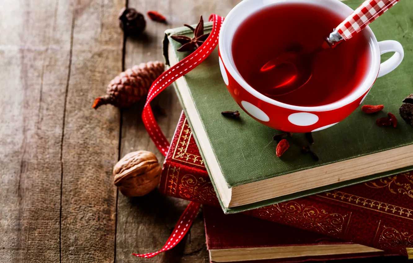 Фото обои чай, чашка, книга, cup, book, tea