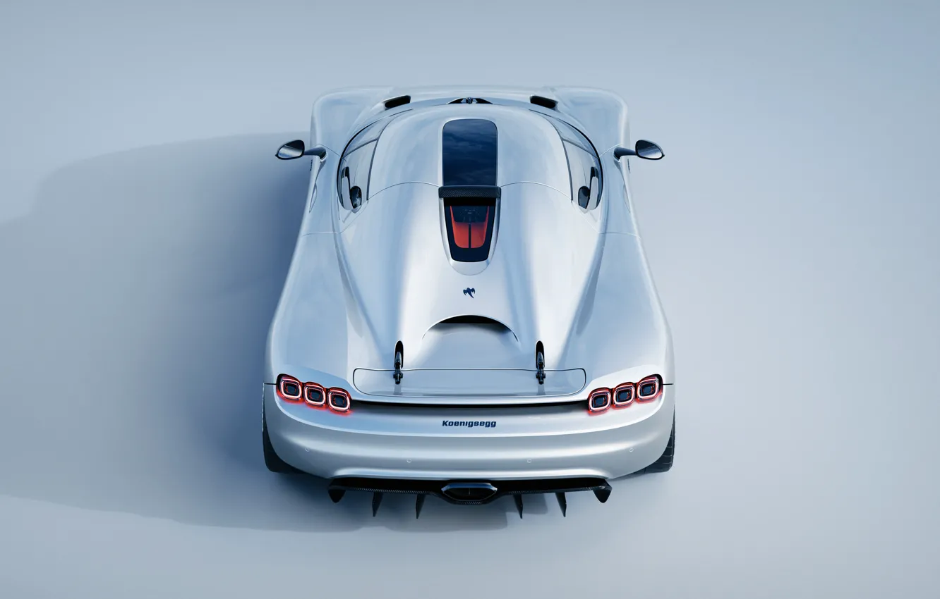 Фото обои Koenigsegg, hypercar, rear view, Koenigsegg CC850